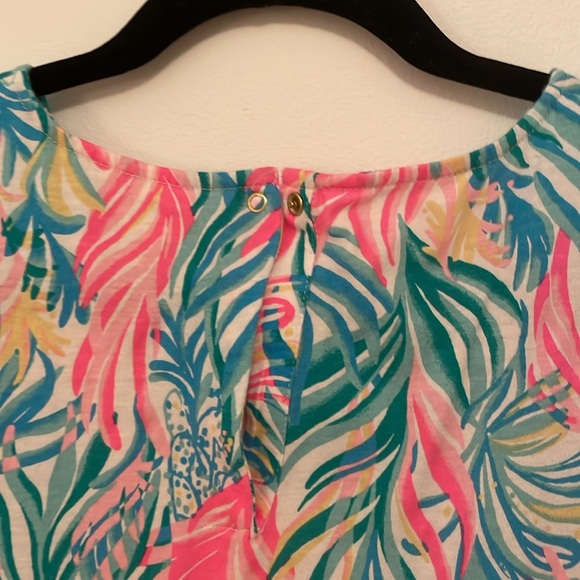 Lily Pulitzer cotton short sleeve dress and girls XL. - Picture 3 of 4
